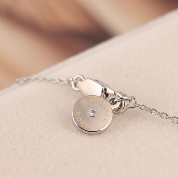 Michael Kors Shell Love Logo Short Necklace - Picture 5 of 7